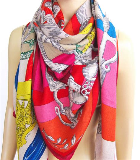 early hermes equestrian cashmere shawl|hermes scarf cashmere price.